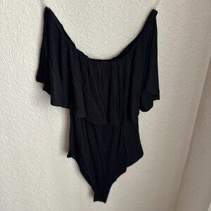 Black bodysuit, NWT, medium